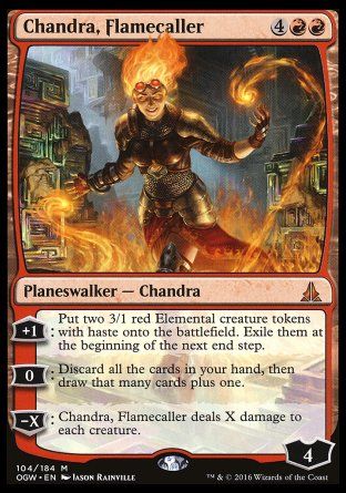 Chandra, Flamecaller (Oath of the Gatewatch) Trading Card