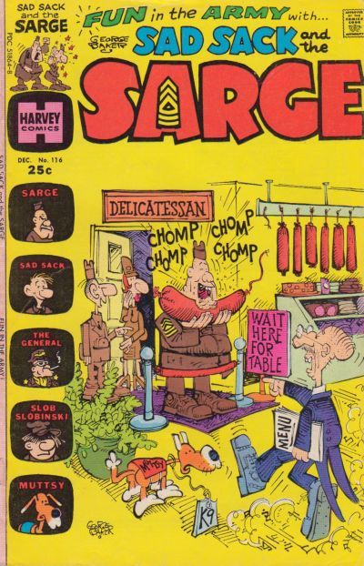 Sad Sack And The Sarge #116 Comic