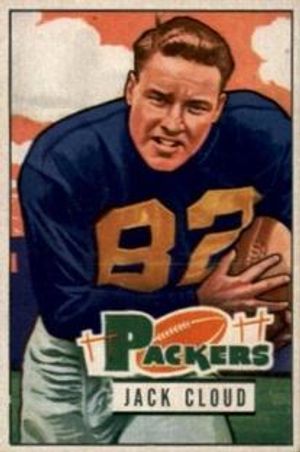 Jack Cloud 1951 Bowman #124
