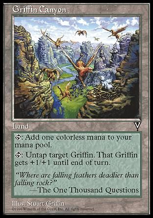 Griffin Canyon (Visions) Trading Card