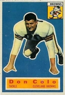 Don Colo 1956 Topps #57 Sports Card