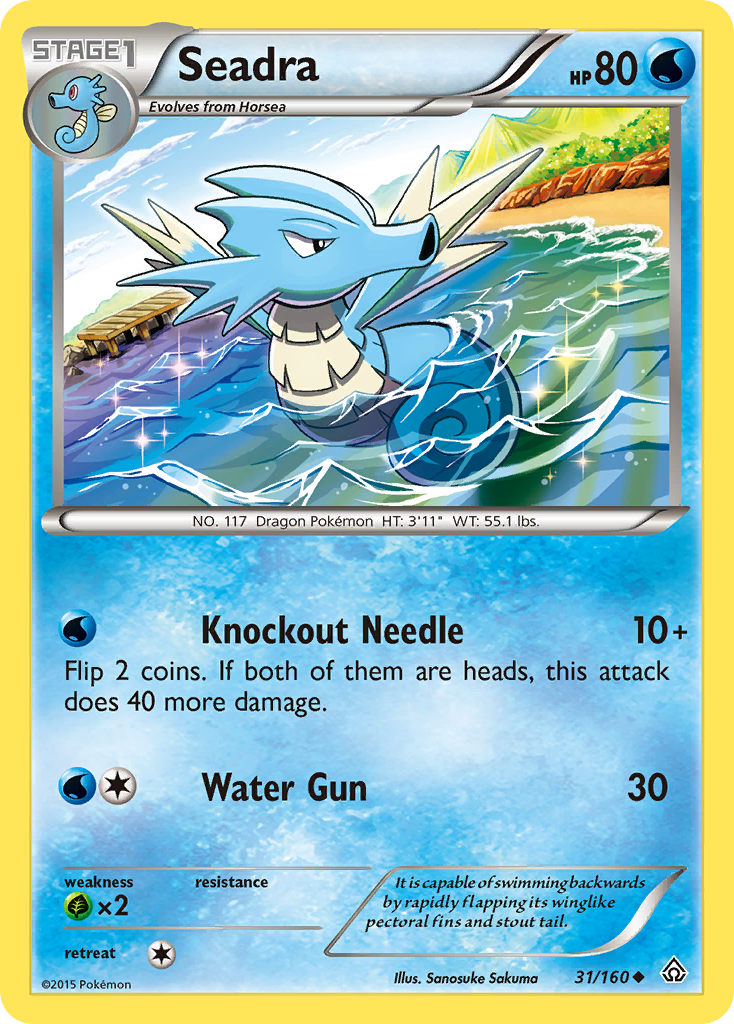 Seadra (31/160) - Primal Clash Pokémon Card