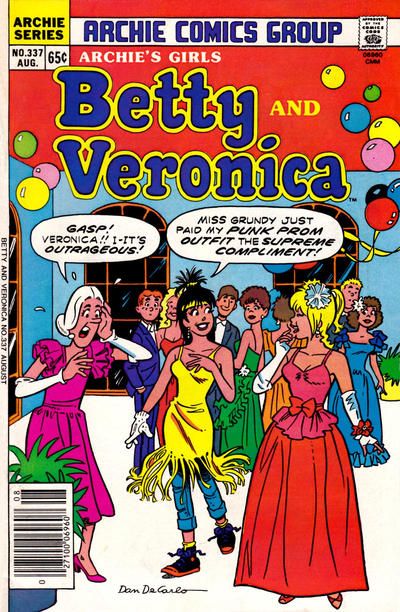 Archie's Girls Betty and Veronica #337 Comic