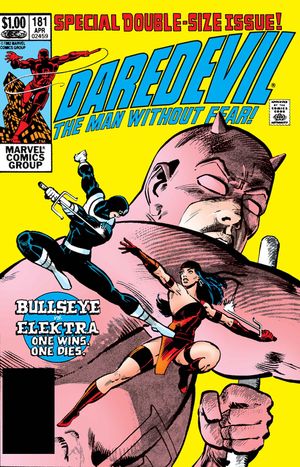 Marvel 9.0 VF/NM Comic Book 1982 Daredevil #181