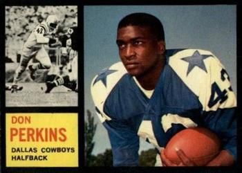 Don Perkins 1962 Topps #41 Sports Card