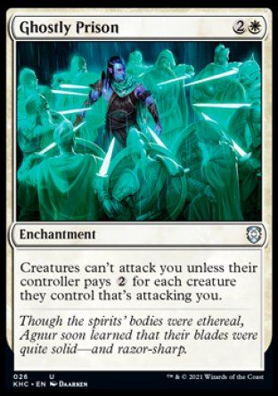 Ghostly Prison (Kaldheim Commander Decks) Trading Card