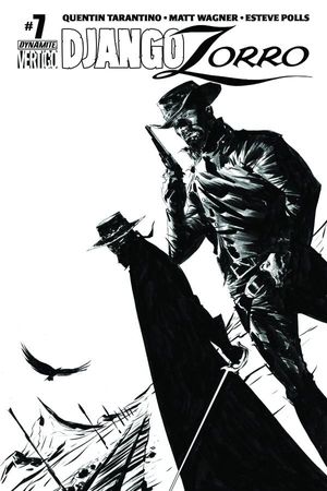 Django / Zorro #7 (25 Copy Lee B&amp;w Cover)