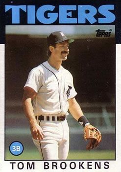  Baseball MLB 1987 Topps #713 Tom Brookens #713 Tigers