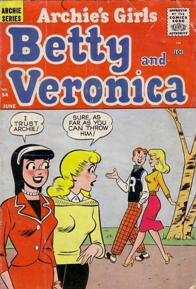 Archie's Girls Betty and Veronica #54 Comic