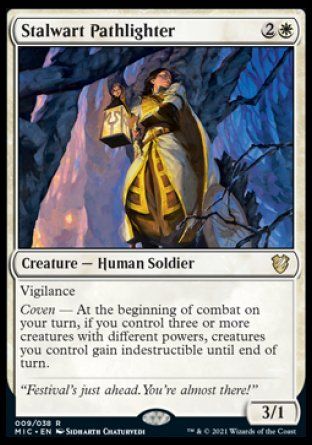 Stalwart Pathlighter (Innistrad Midnight Hunt Commander Decks) Trading Card