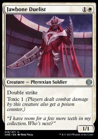 Jawbone Duelist (Phyrexia: All Will Be One) Trading Card