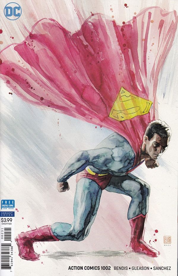 Action Comics #1002 (Mack Variant Cover)