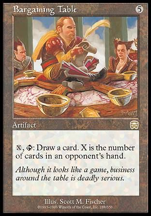 Bargaining Table (Mercadian Masques) Trading Card