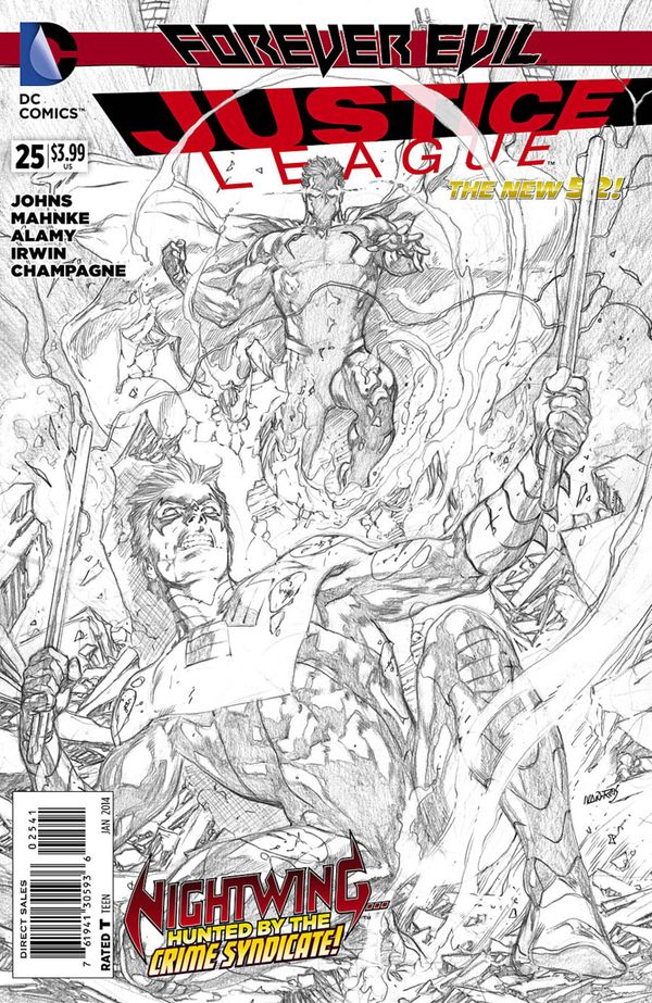 Justice League #25 [B&W Cover]