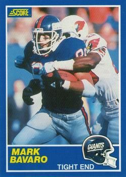 Mark Bavaro 1989 Score #52 Sports Card