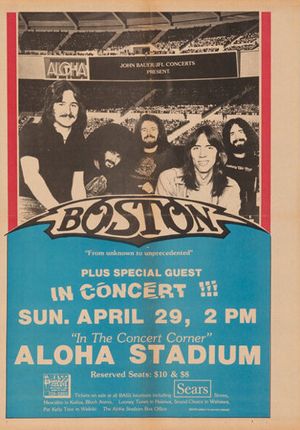 Boston Aloha Stadium 1979