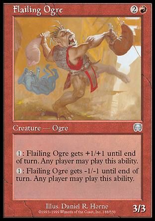 Flailing Ogre (Mercadian Masques) Trading Card