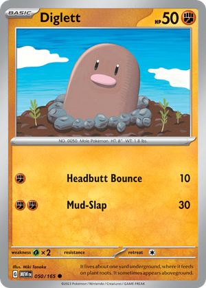 Diglett (50/165) - 151