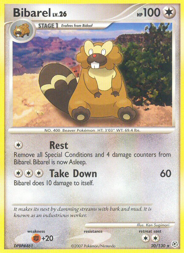 Bibarel Pokémon Card