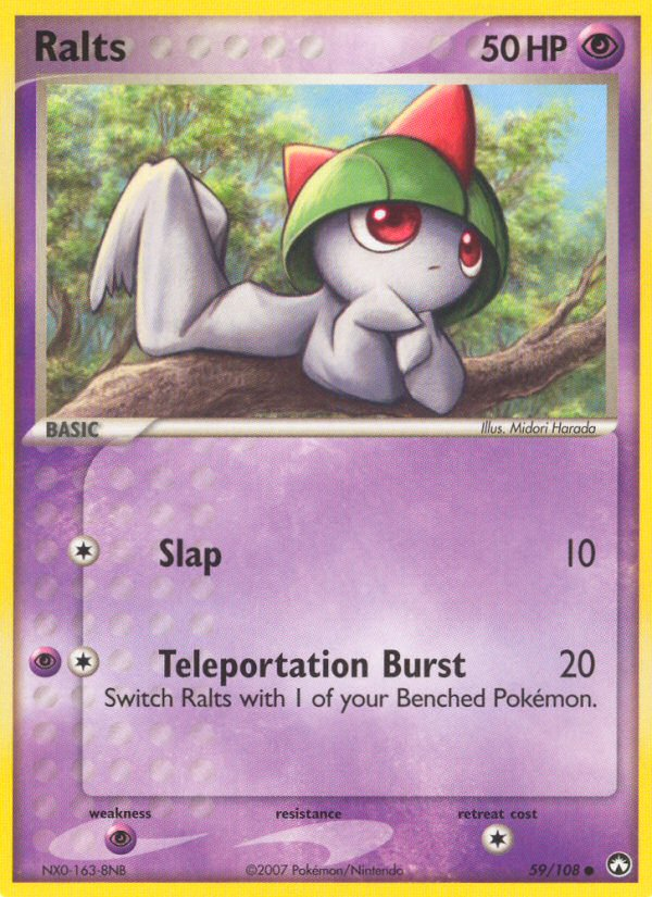 Ralts (59/108) - Power Keepers Pokémon Card