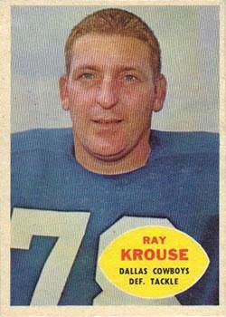 Ray Krouse 1960 Topps #40 Sports Card