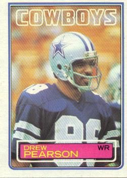 Drew Pearson 1983 Topps #51 Sports Card