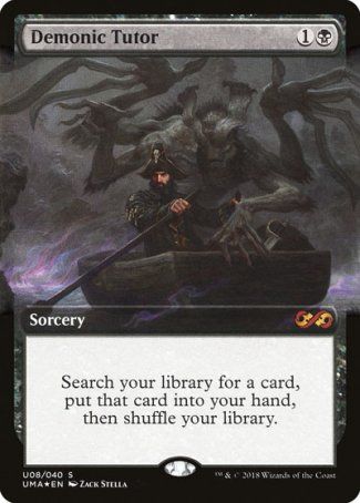 Demonic Tutor (Ultimate Box Topper) Trading Card