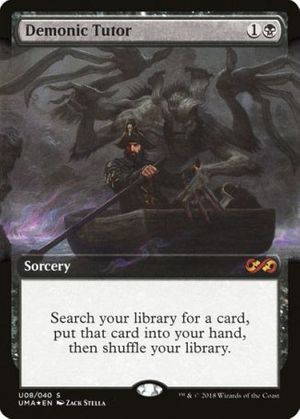 Demonic Tutor (Ultimate Box Topper)