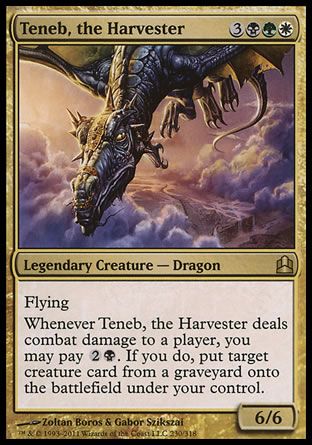 Teneb, the Harvester (MTG Commander) Trading Card