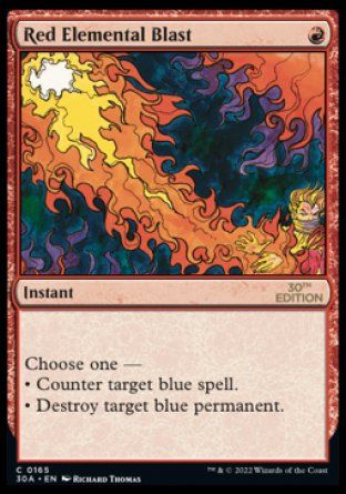 Red Elemental Blast (Magic 30th Anniversary Edition) Trading Card