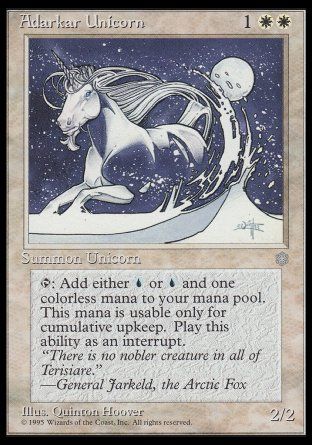 Adarkar Unicorn (Ice Age) Trading Card