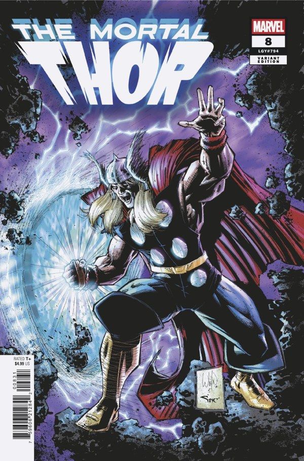 Mortal Thor #8 (Whilce Portacio Variant) Comic