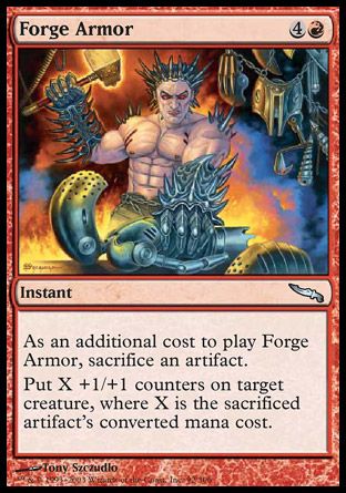 Forge Armor (Mirrodin) Trading Card