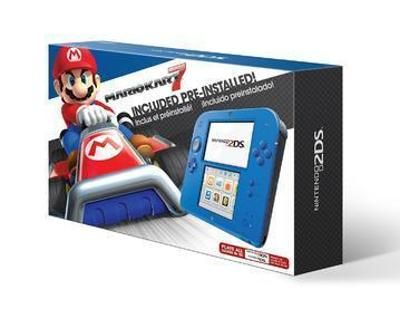 Nintendo 2DS: Electric Blue with Mario Kart 7 Video Game