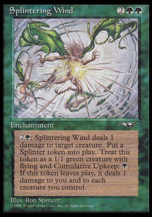 Splintering Wind (Alliances) Trading Card