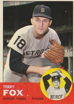 Terry Fox 1963 Topps #44 Sports Card