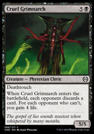 Cruel Grimnarch (Phyrexia: All Will Be One) Trading Card