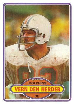 : 1980 Topps Football #381 Don Strock Miami Dolphins SET