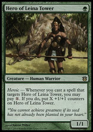 Hero of Leina Tower (Born of the Gods) Trading Card