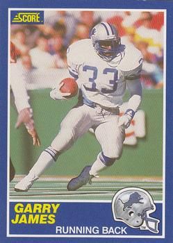 Garry James 1989 Score #94 Sports Card
