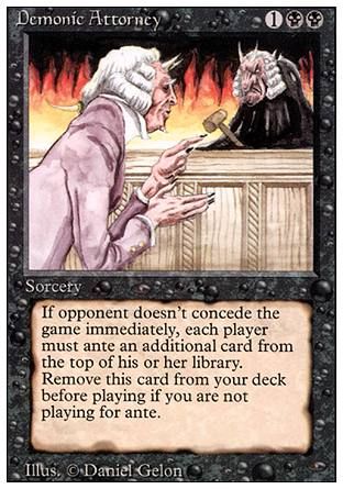 Demonic Attorney (Revised Edition) Trading Card