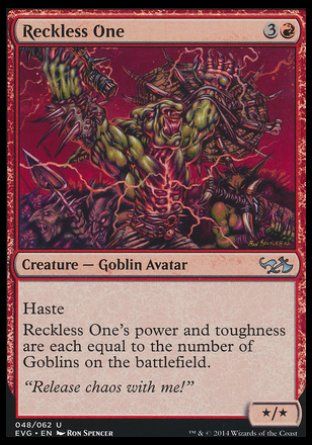 Reckless One (Duel Decks : Anthology) Trading Card