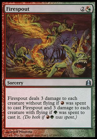 Firespout (MTG Commander) Trading Card