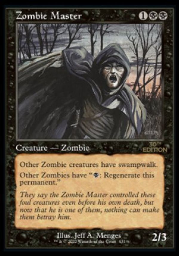 Zombie Master (Magic 30th Anniversary Edition - Old Frame)