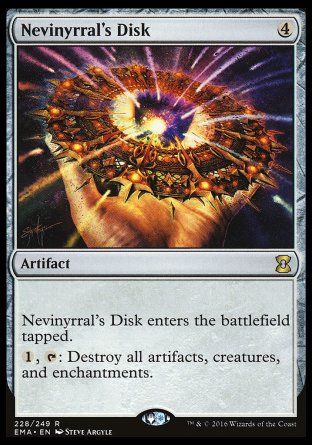 Nevinyrral's Disk (Eternal Masters) Trading Card