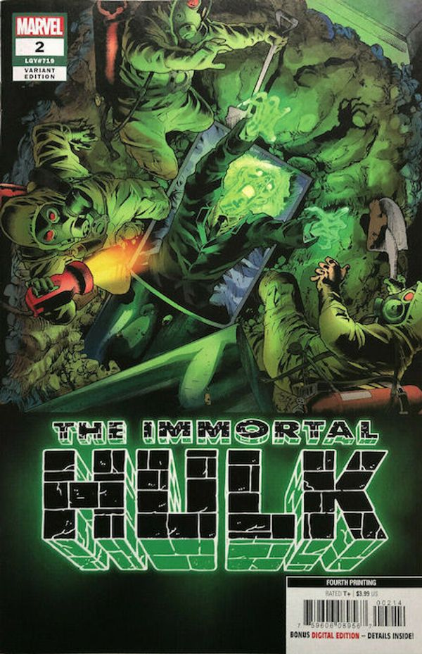 Immortal Hulk #2 (4th Printing)