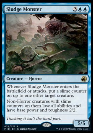 Sludge Monster (Innistrad: Midnight Hunt) Trading Card