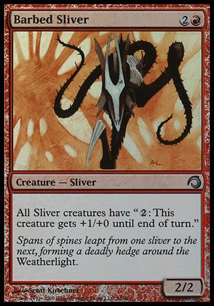 Barbed Sliver (Premium Deck Series: Slivers) Trading Card