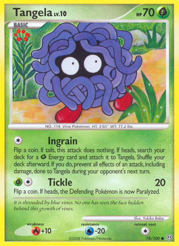 Tangela (78/100) - Stormfront Pokémon Card