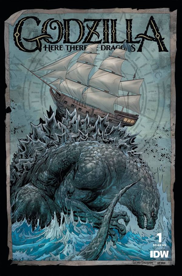 Godzilla: Here There Be Dragons #1 (Cvr B Kirkham) Value - GoCollect ...
